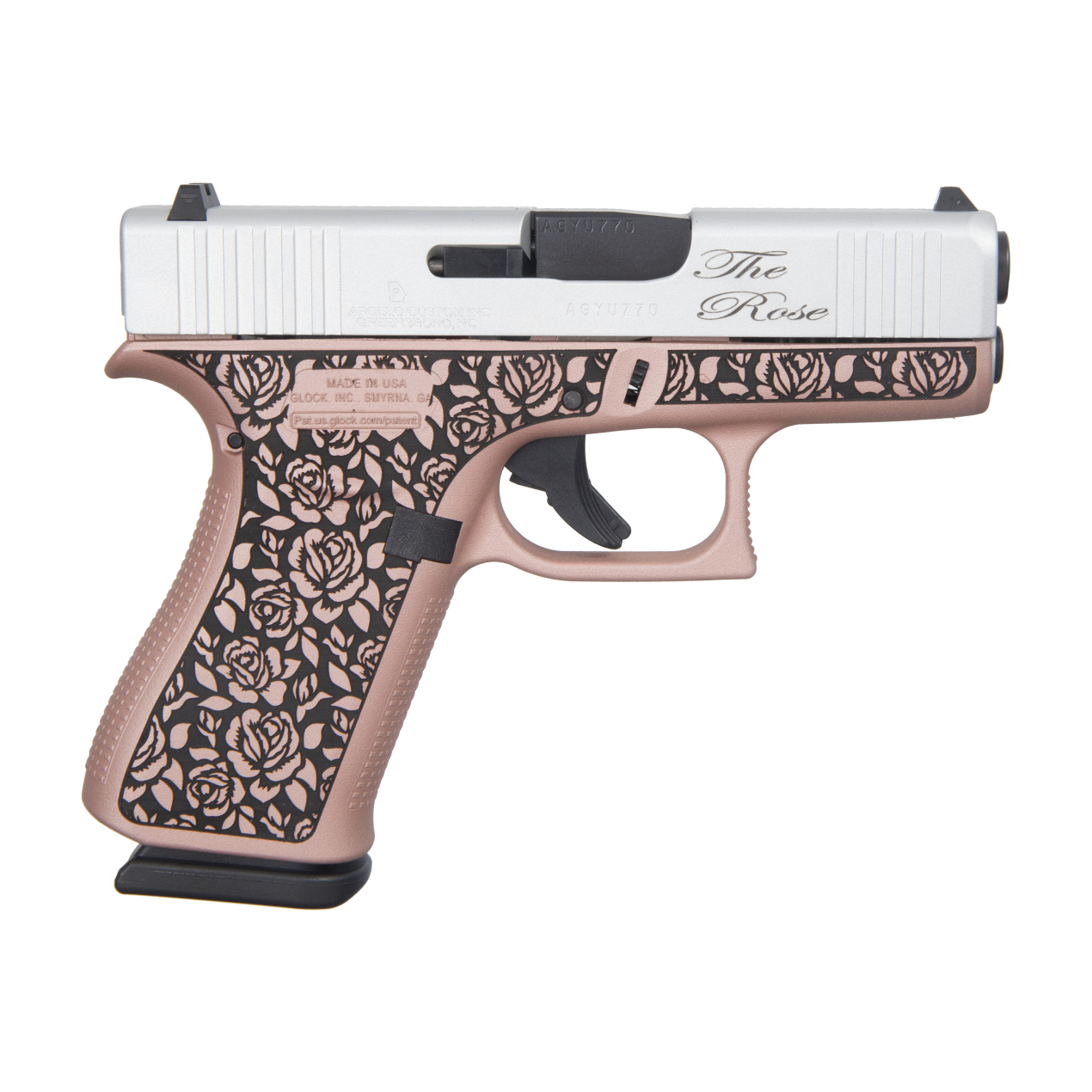 Handguns Apollo Custom|Glock 43X 9MMLUGER GLK 43X 9MM 10R THE ROSE RG SA